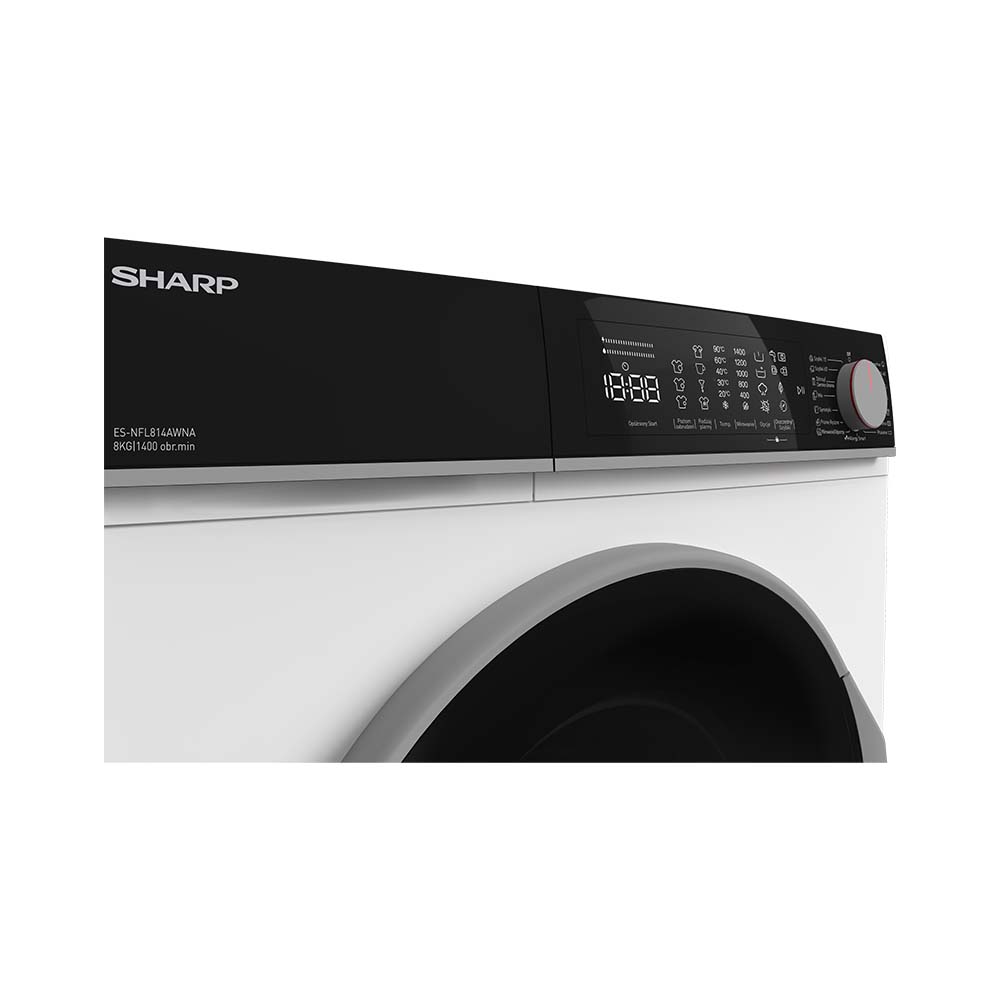 Sharp ES-NFL814AWNA-PL Freestanding Washing Machine