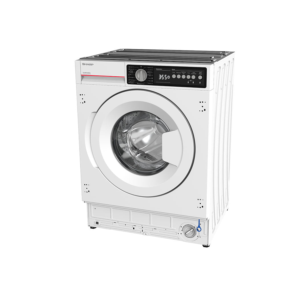 Sharp ES-NIB714BWNA-PL Integrated Washing Machine