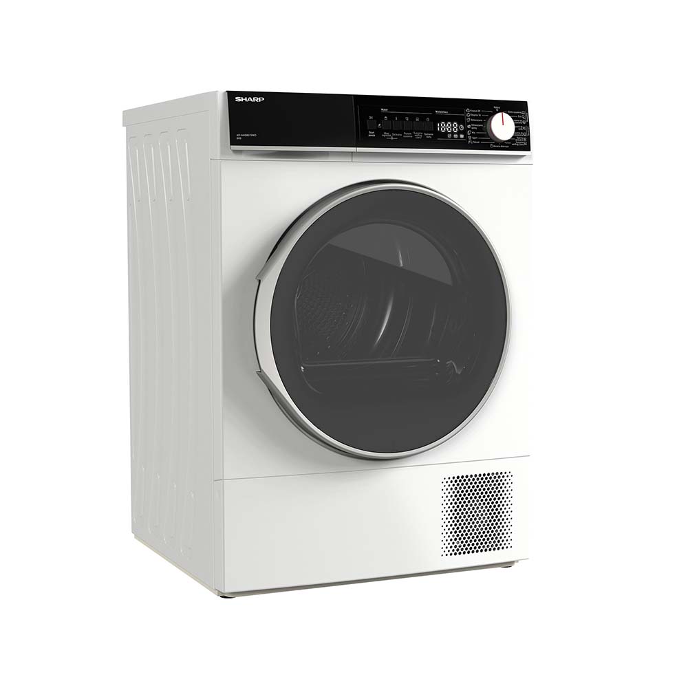 Sharp KD-NHB8S7GWD-PL Freestanding Tumble Dryer