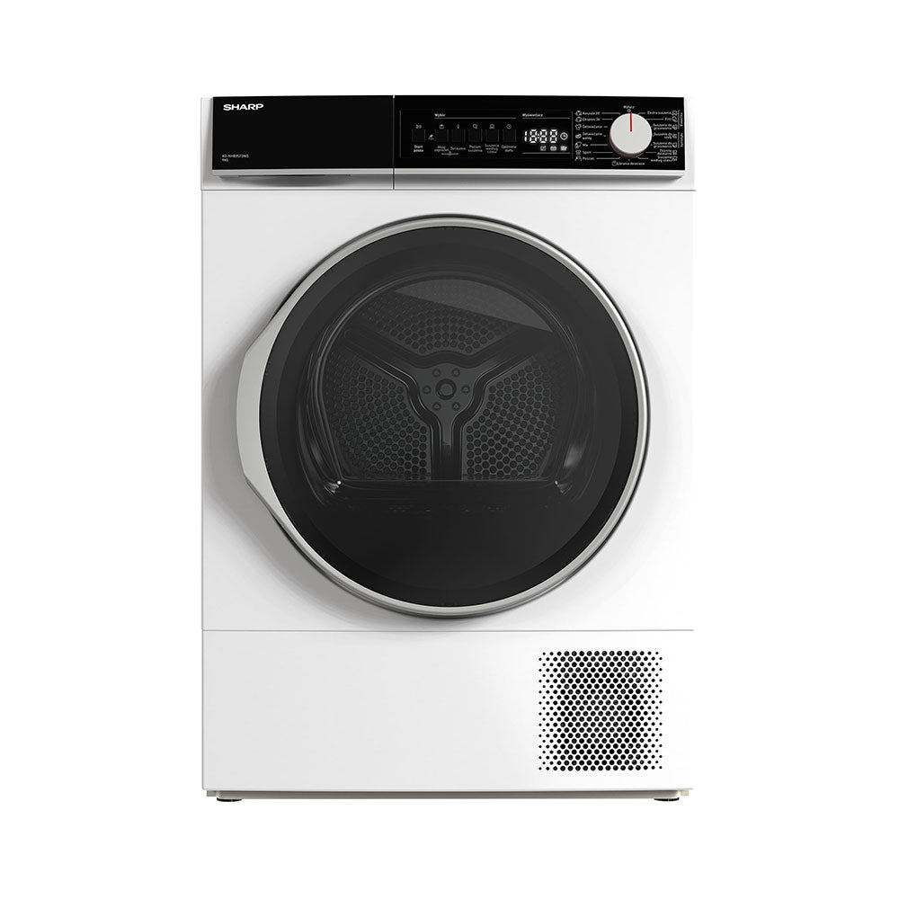 Sharp KD-NHB9S7GWD-PL Freestanding Tumble Dryer