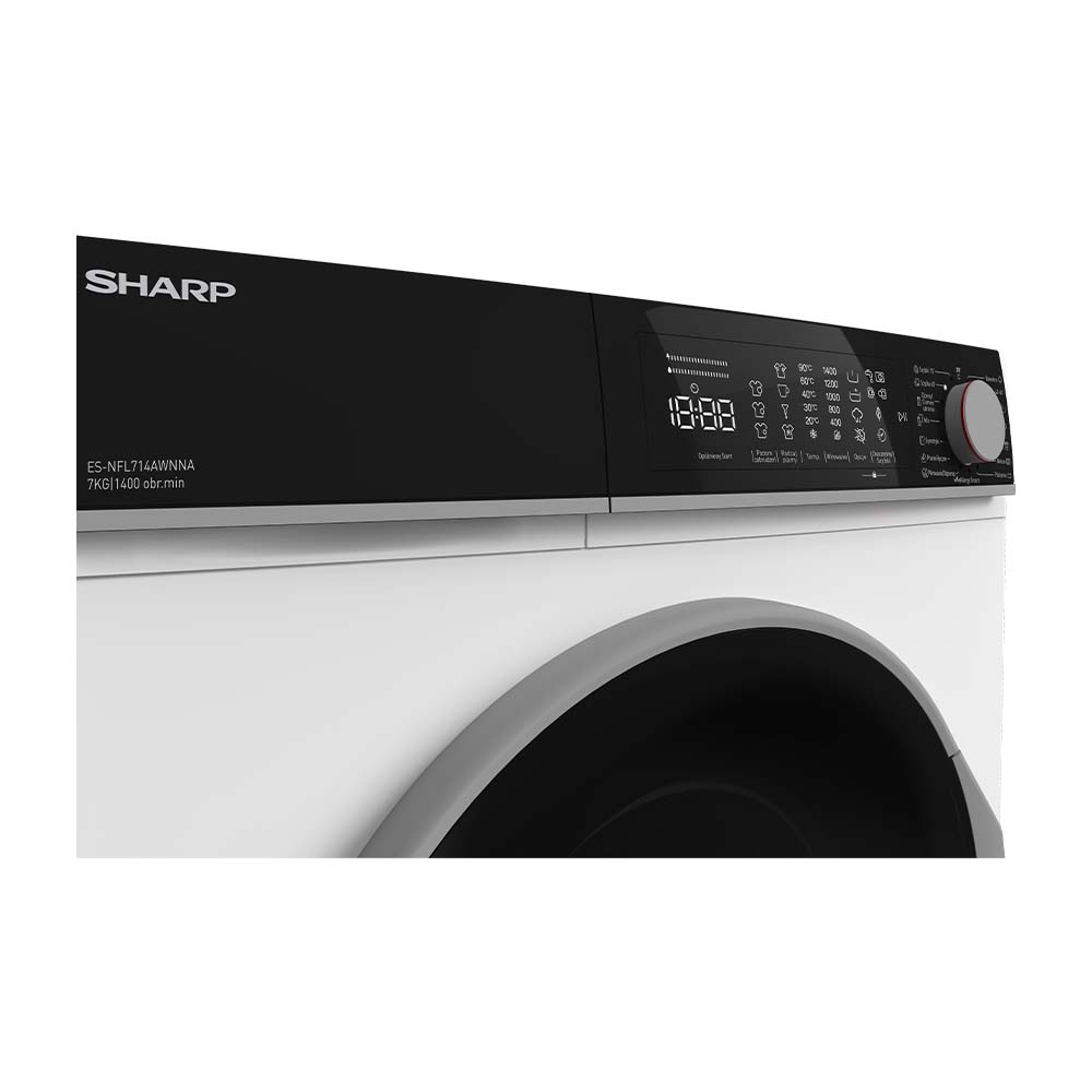 Sharp ES-NFL714AWNNA-PL Freestanding Washing Machine