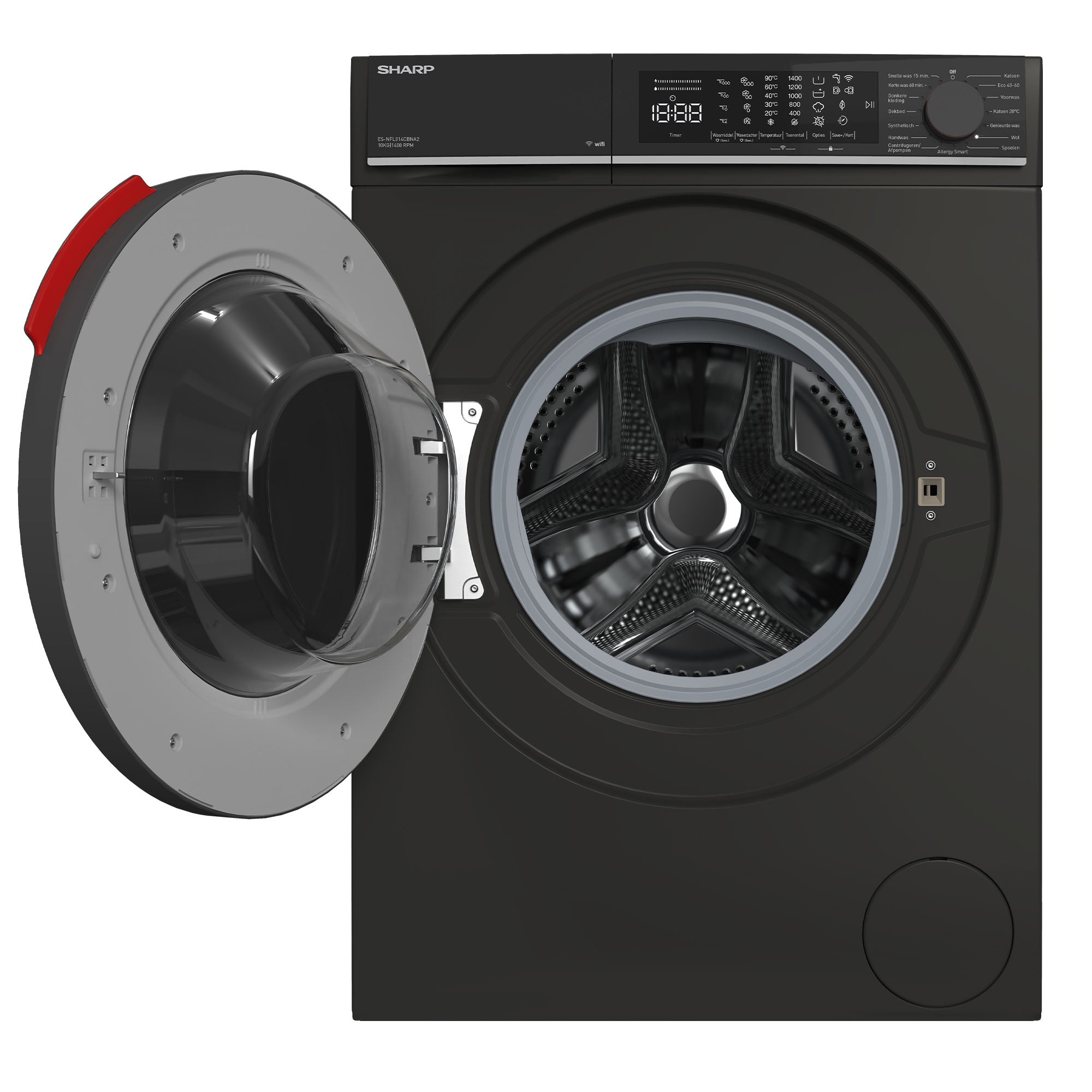 SHARP ES-NFL014CBNA2-BX Free-Standing Washing Machine