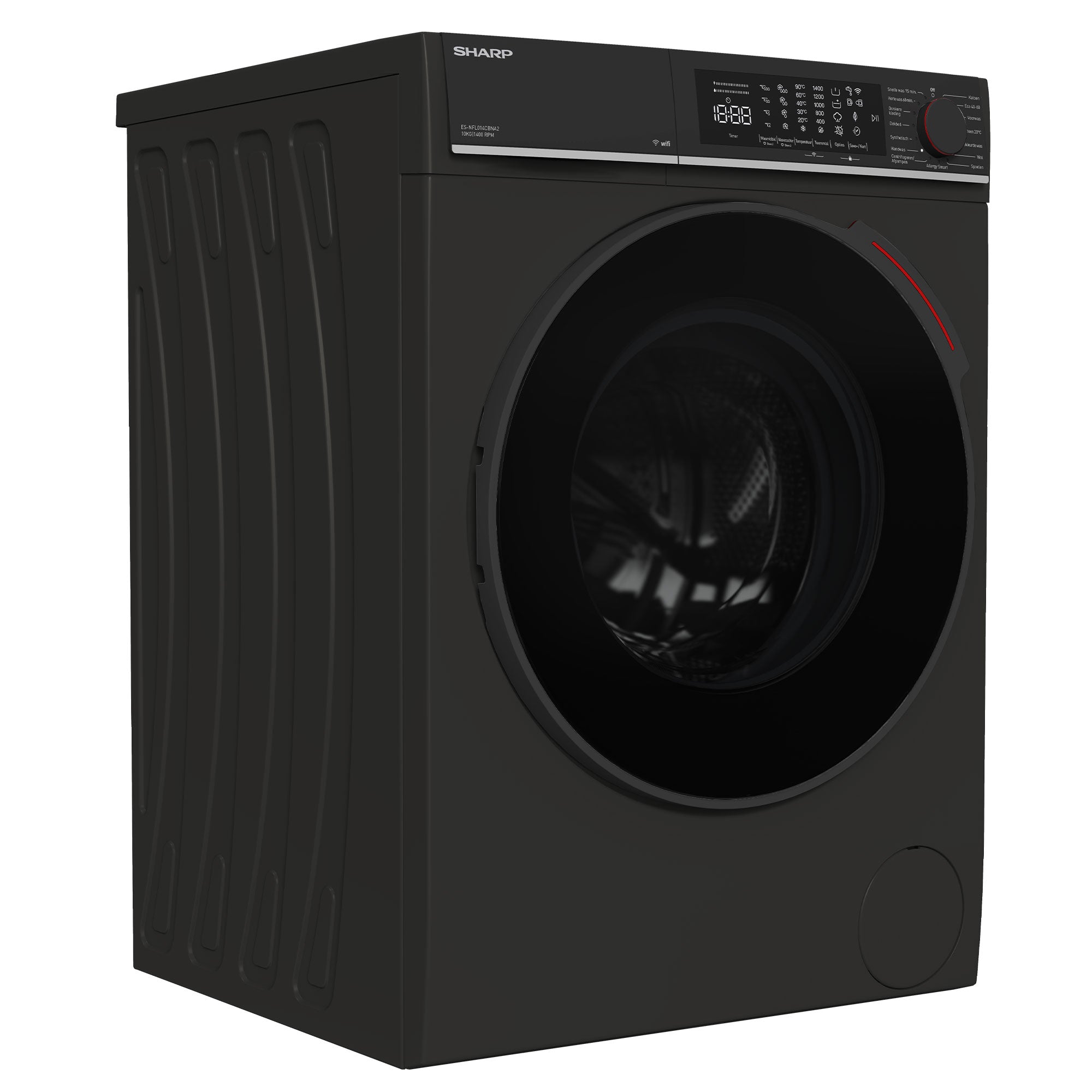 SHARP ES-NFL014CBNA2-BX Free-Standing Washing Machine