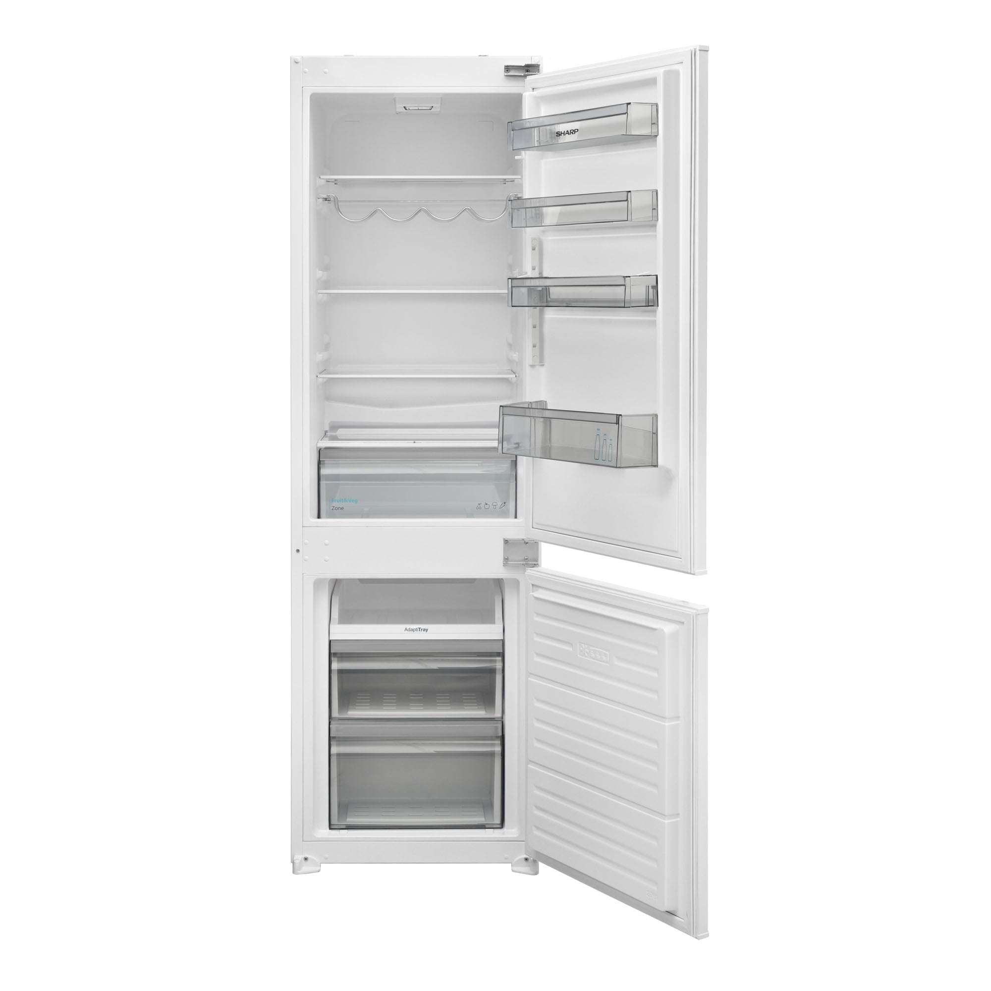 SHARP SJ-BE250M1XS-EN 54cm Fridge-Freezer