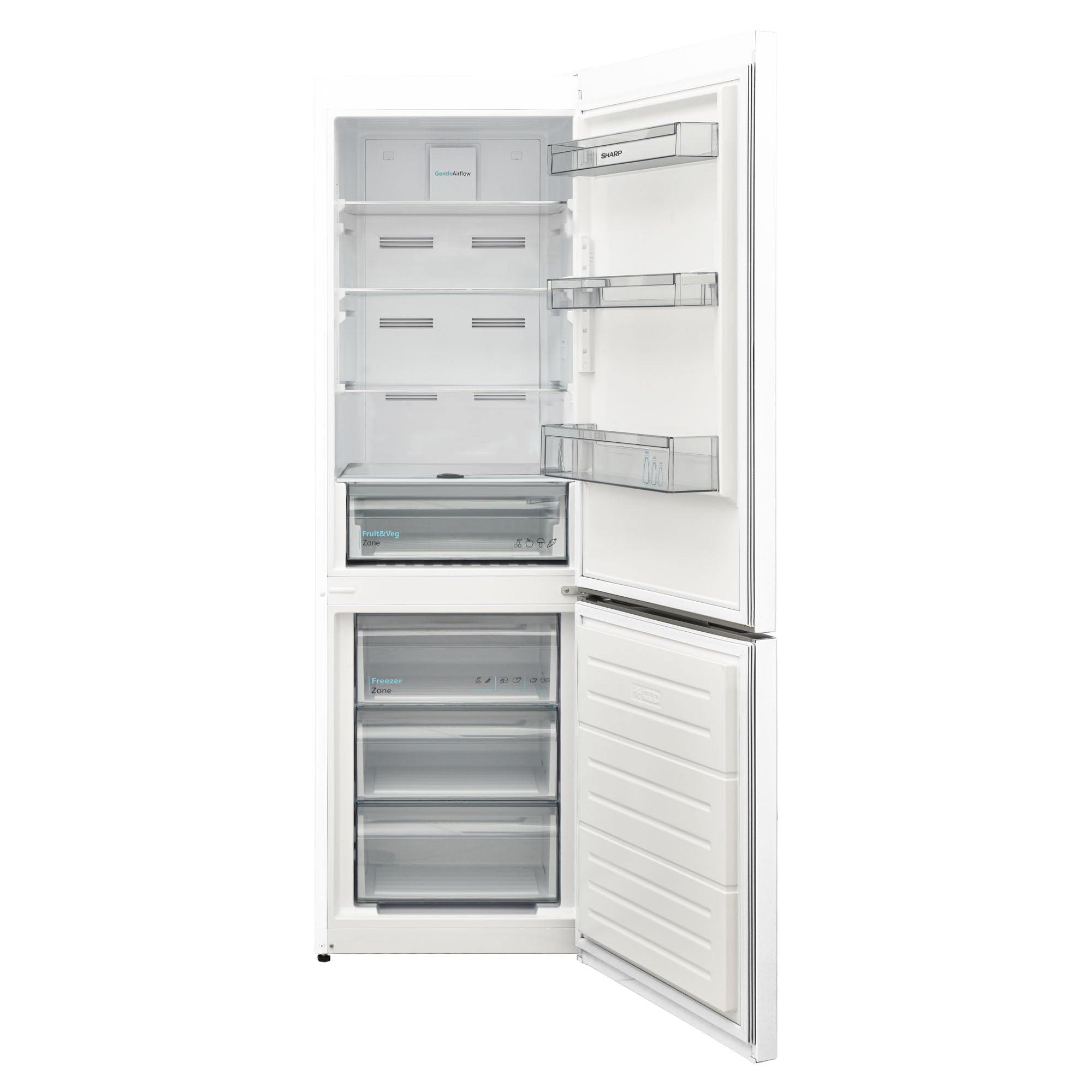 SHARP SJ-NBA11DMXWC-EU 60cm NF Fridge-Freezer