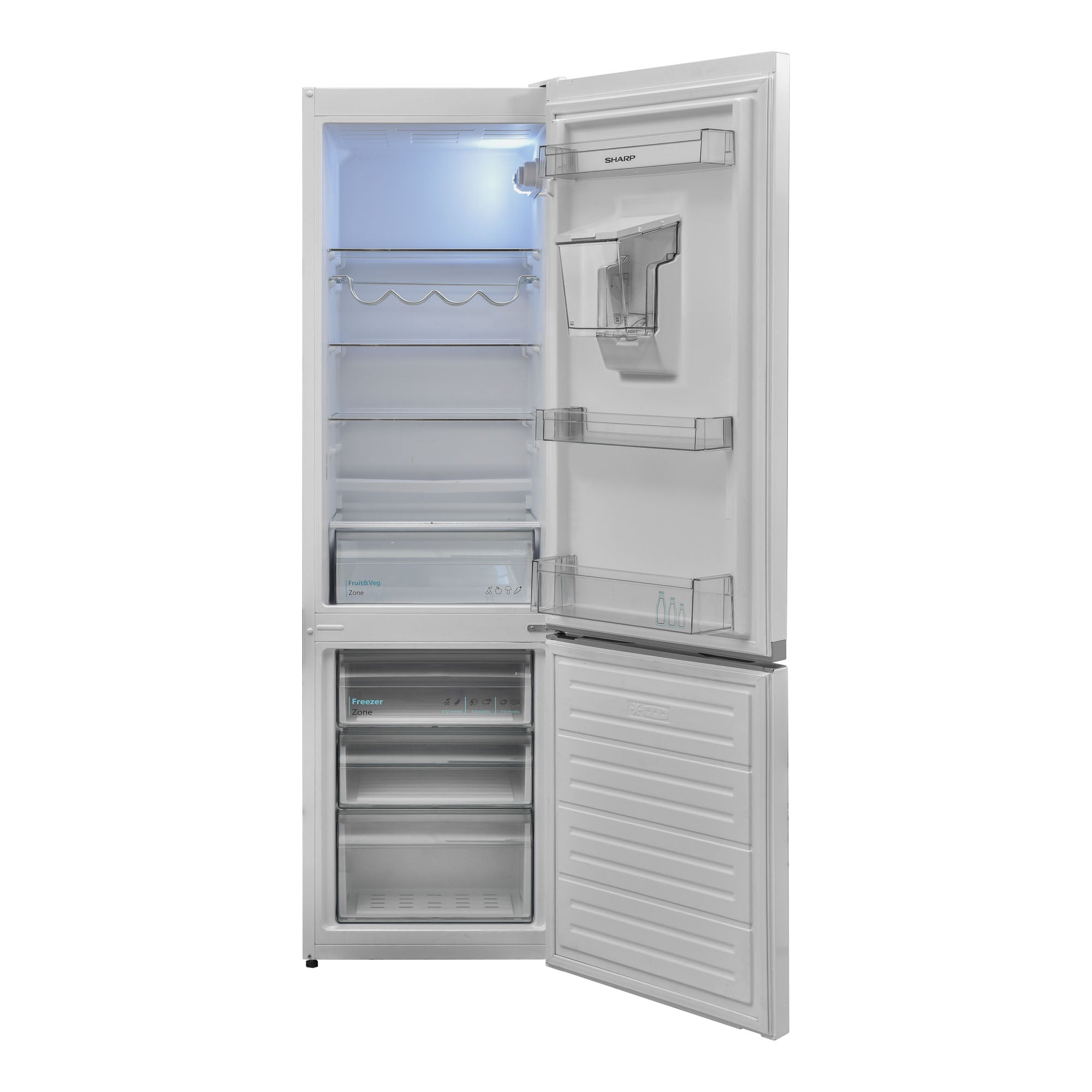 SHARP SJ-BB05DTDWE-EN 54cm Fridge-Freezer