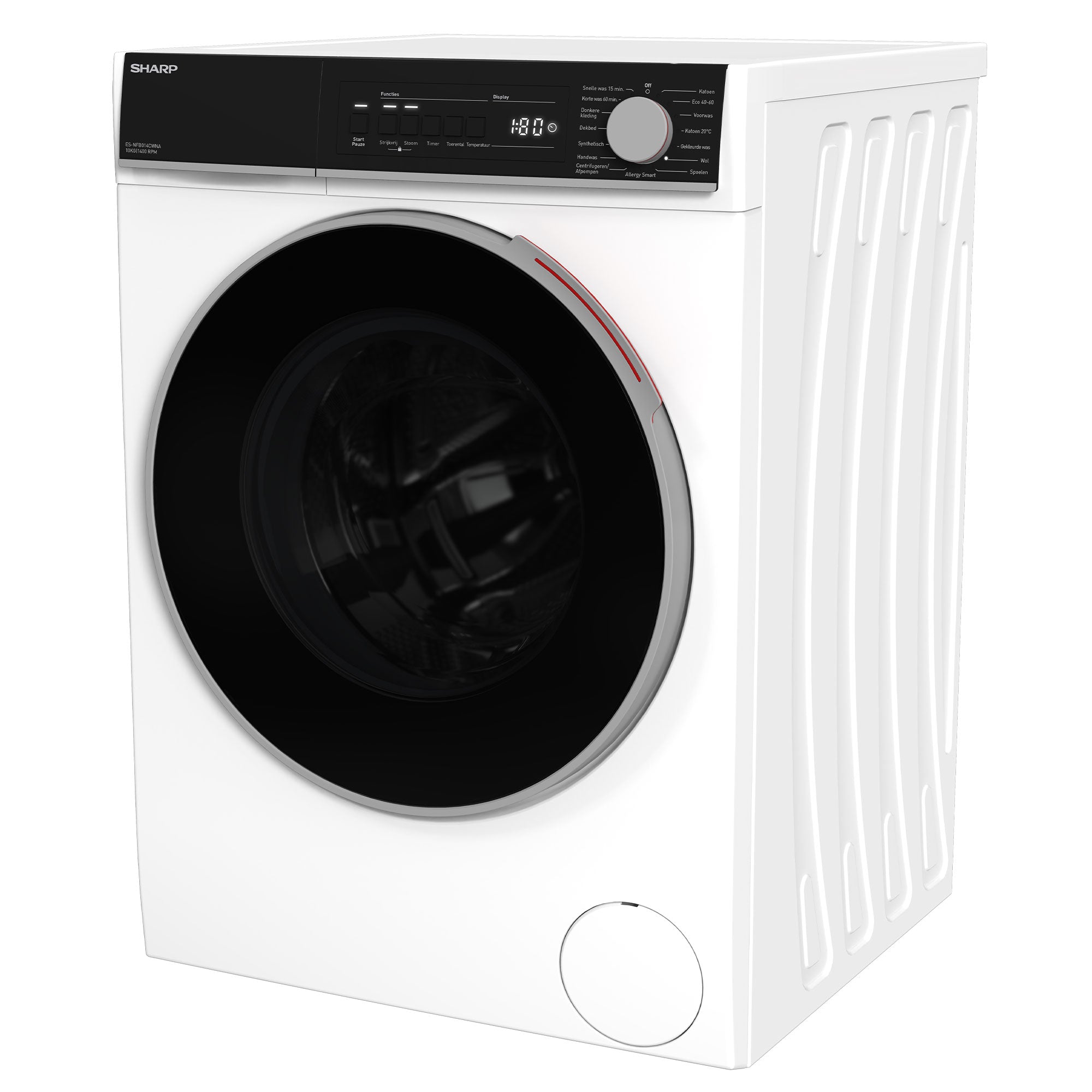 SHARP ES-NFB014CWNA-BX Free-Standing Washing Machine
