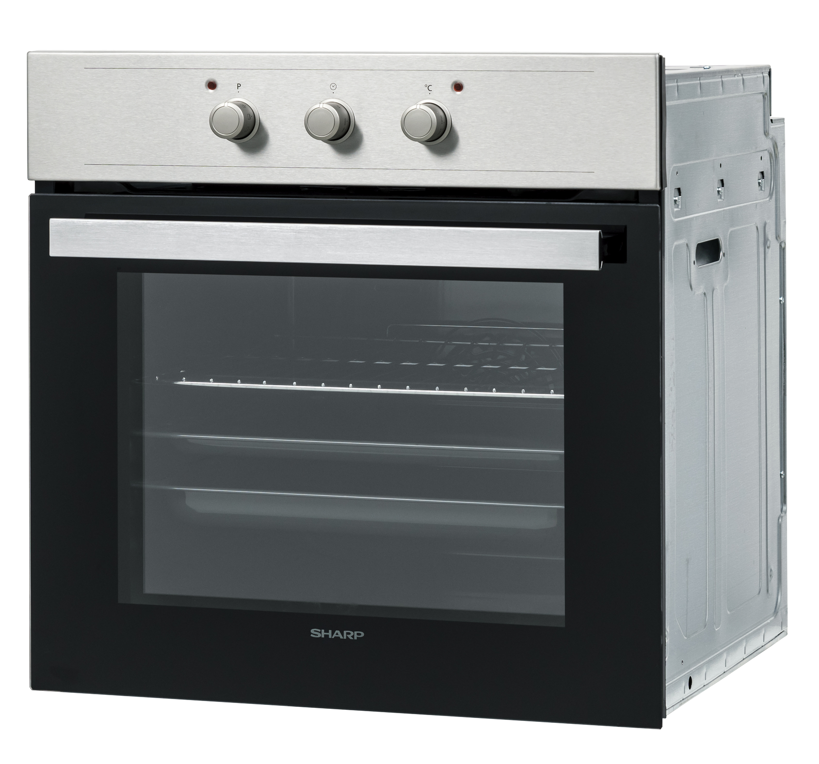 Sharp K-50M22IL2-EU Built-In 65lt. Standard Fan Assisted Oven, Inox
