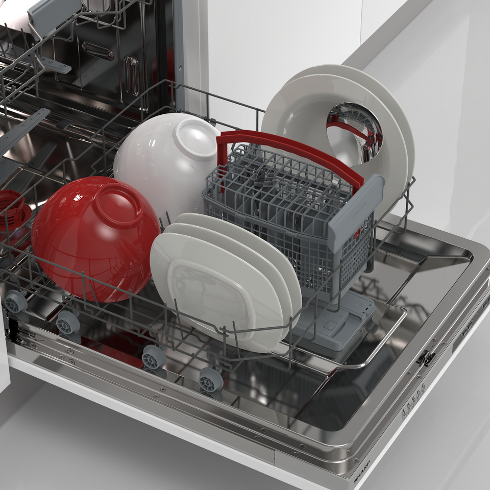 SHARP QW-NI14I47EX Integrated 60cm Dishwasher 13PS 47 db E Class