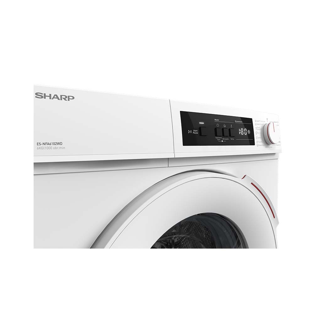 Sharp ES-NFA6102WD-PL Freestanding Washing Machine