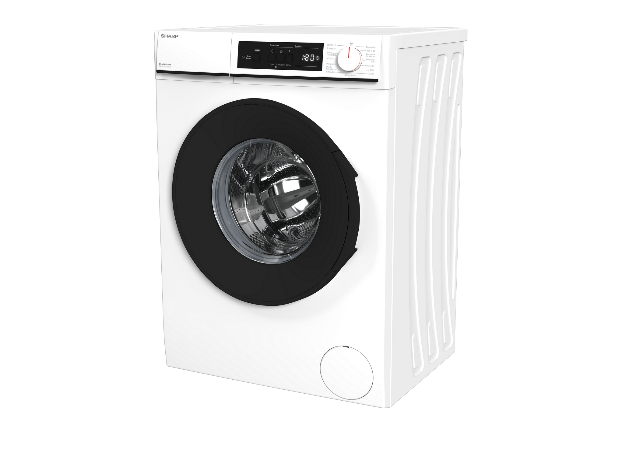 SHARP ES-NFA714BWB-DE Freestanding Washing Machine 7 kg 1400 RPM B Class