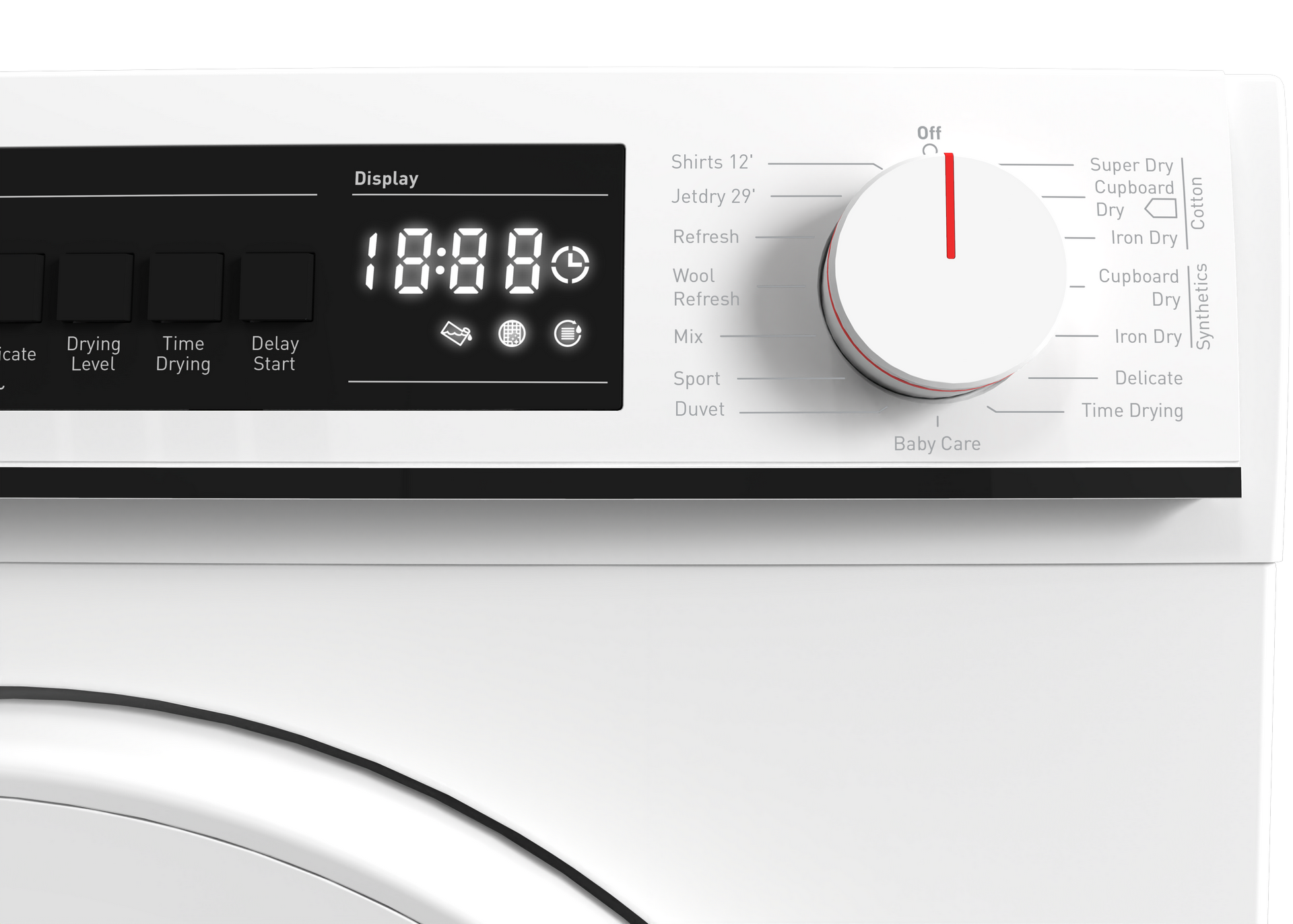 SHARP KD-NCB8S7PW91-EN Freestanding Tumble Dryer 8 kg B Class