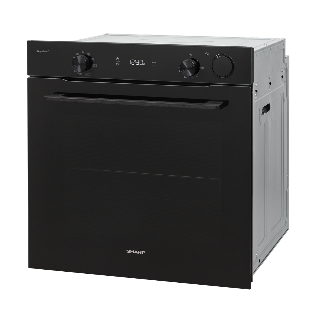 Sharp KA-74P51BNM-PL Built-In 78lt. Standard Multifunction Oven, Pure Black