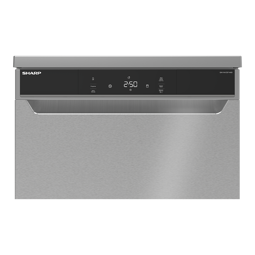 SHARP QW-NA35F44BI-ES Freestanding 60 cm Dishwasher 14 PS 44 db B Class with EcoBox Technology