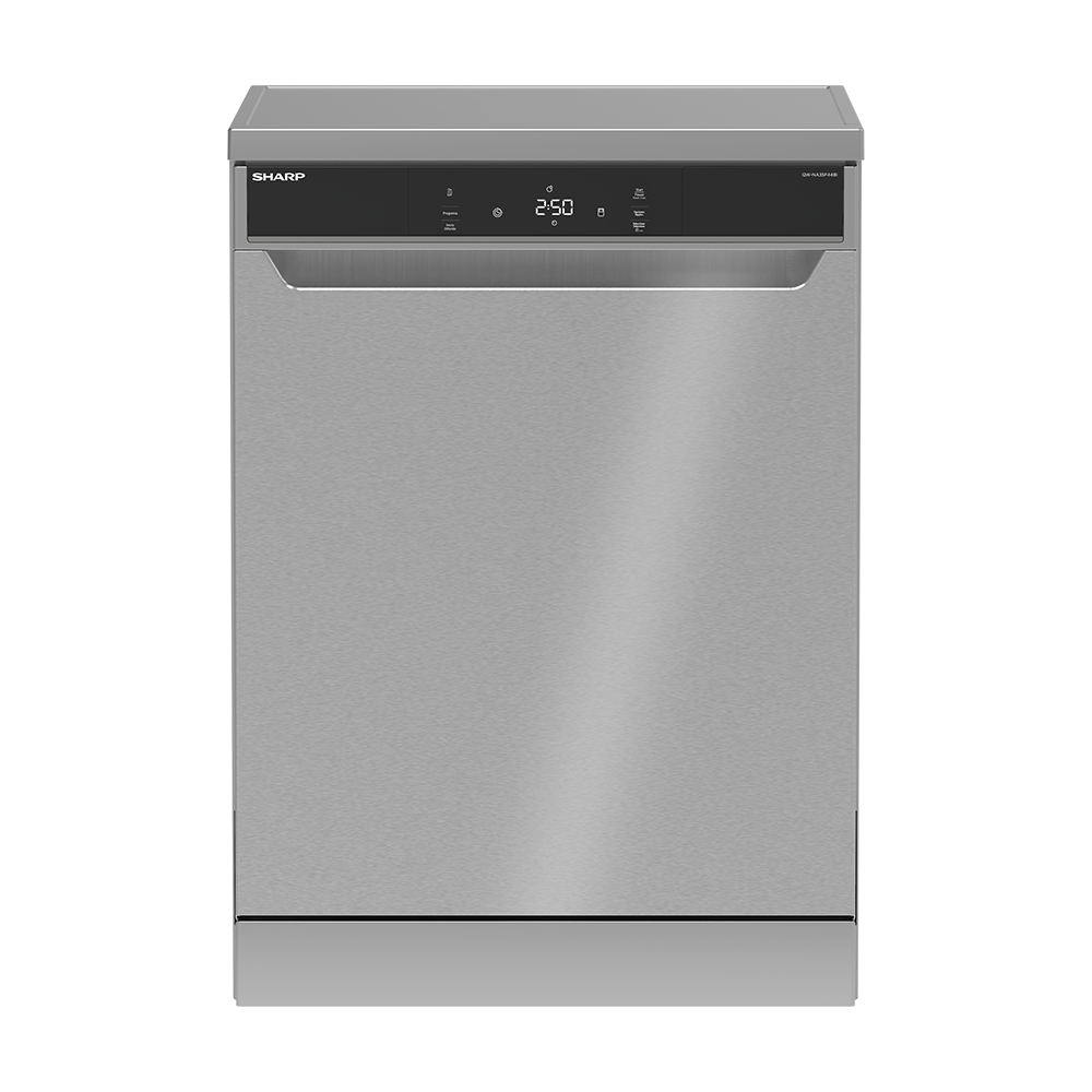 SHARP QW-NA35F44BI-ES Freestanding 60 cm Dishwasher 14 PS 44 db B Class with EcoBox Technology