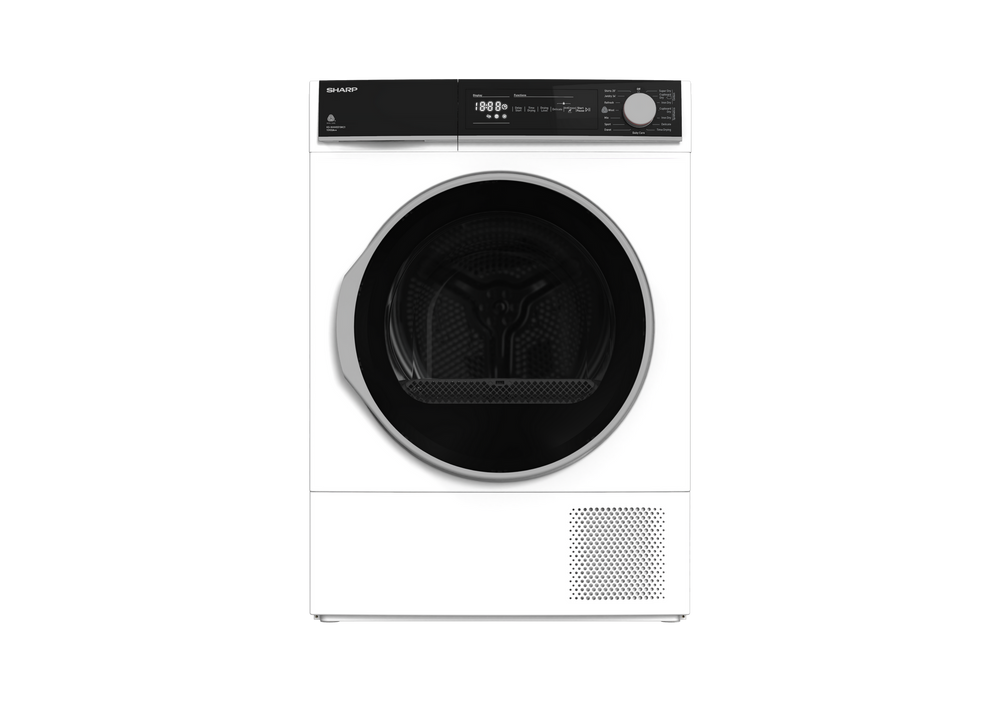 SHARP KD-NHH0S7GW21-EN Freestanding Tumble Dryer 10 kg A++ with Heat P
