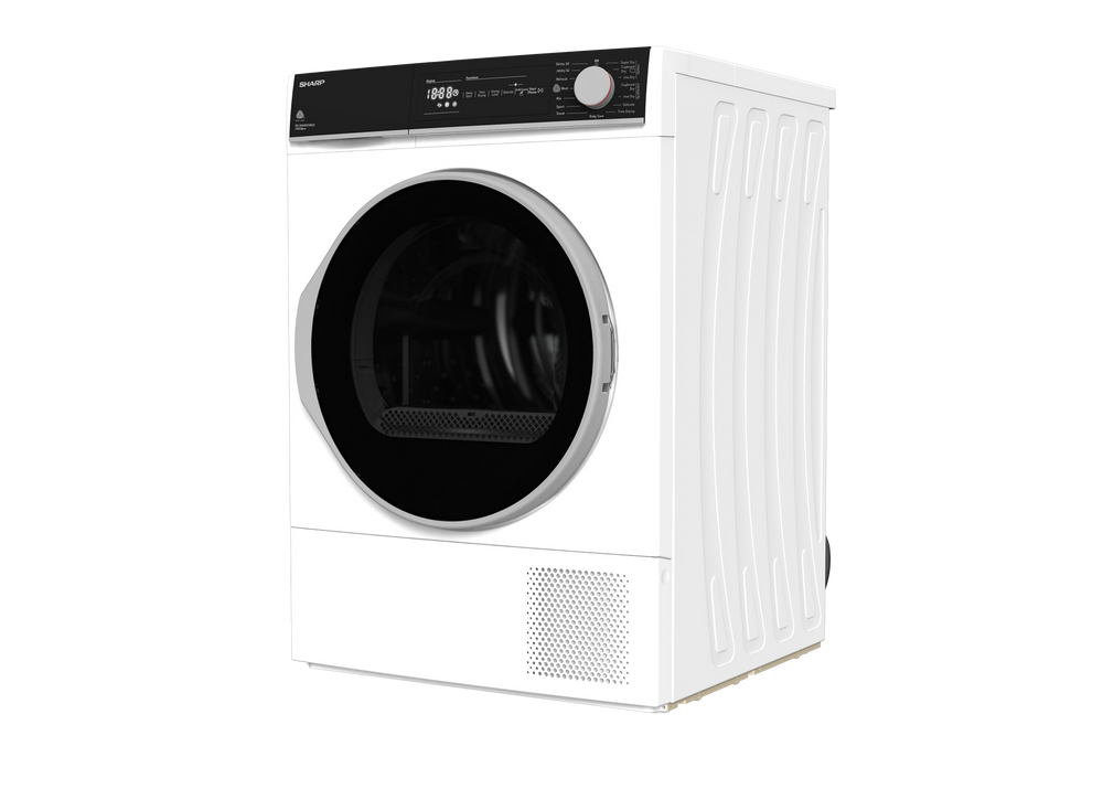 SHARP KD-NHH0S7GW21-EN Freestanding Tumble Dryer 10 kg A++ with Heat P