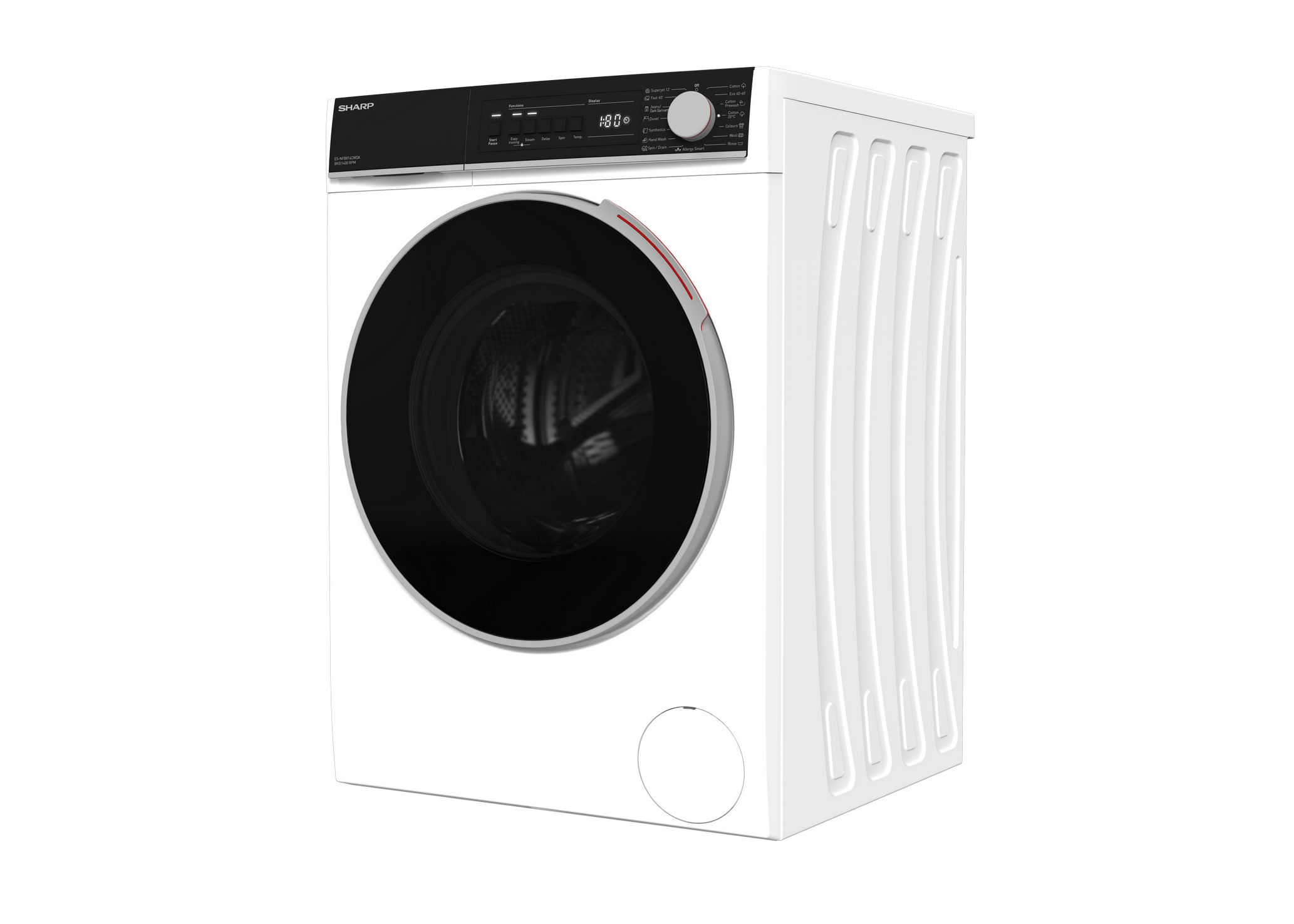 SHARP ES-NFB814CWDA-EE Freestanding Washing Machine 8 kg 1400 RPM A Class