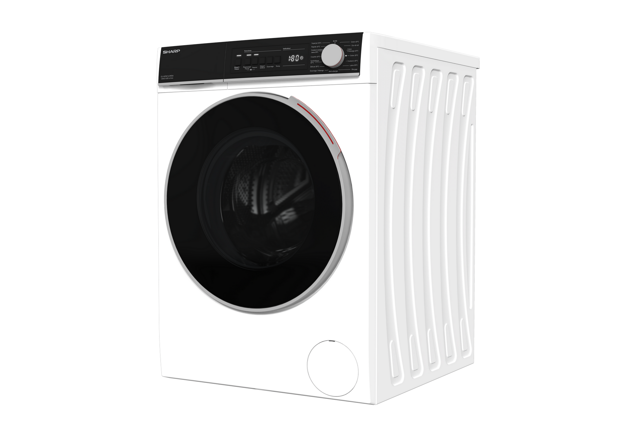 SHARP ES-NFB214CWDA-FR Freestanding Washing Machine 12 kg 1400 RPM A Class
