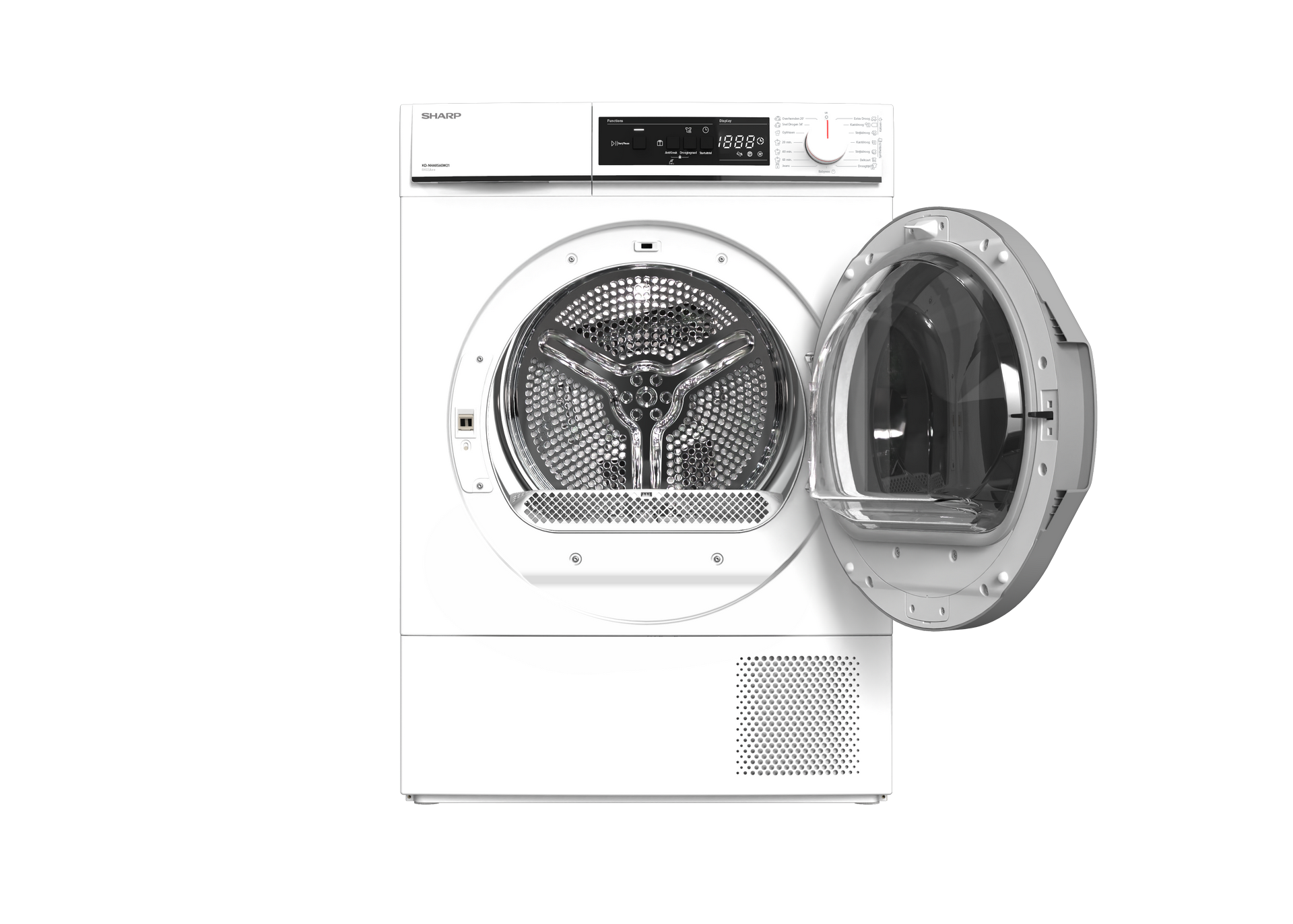 SHARP KD-NHA8S6GW21-BX Freestanding Tumble Dryer 8 kg A++