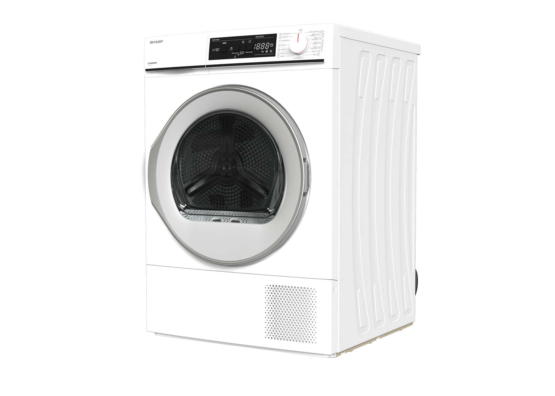 SHARP KD-NHA8S6GW21-BX Freestanding Tumble Dryer 8 kg A++