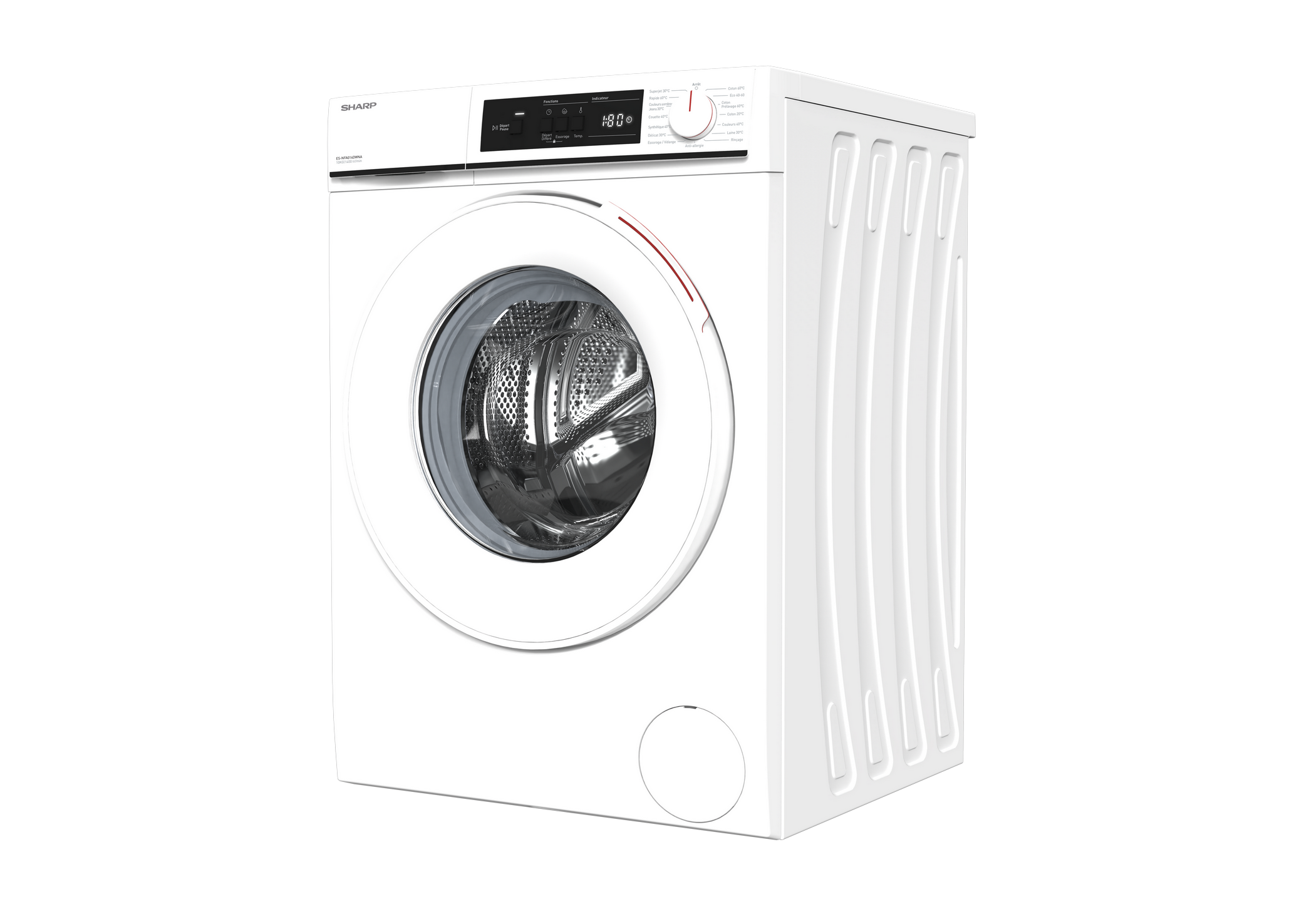 SHARP ES-NFA014DWNA-FR Freestanding Washing Machine 10 kg 1400 RPM A Class