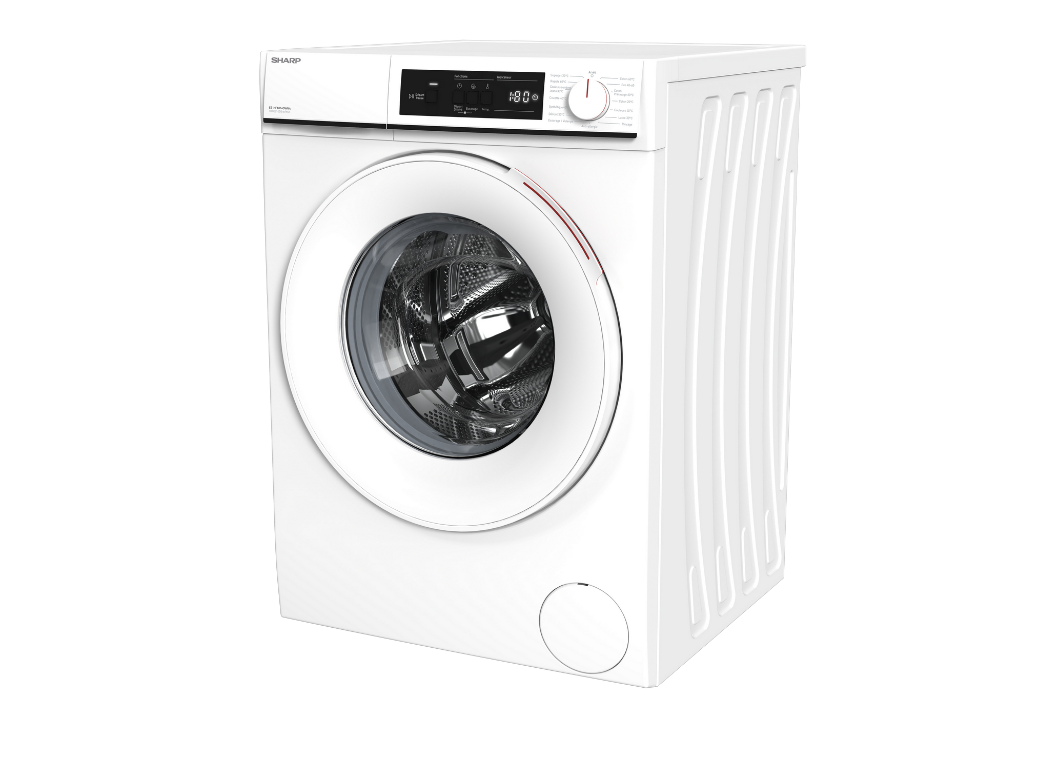SHARP ES-NFA014DWNA-FR Freestanding Washing Machine 10 kg 1400 RPM A Class