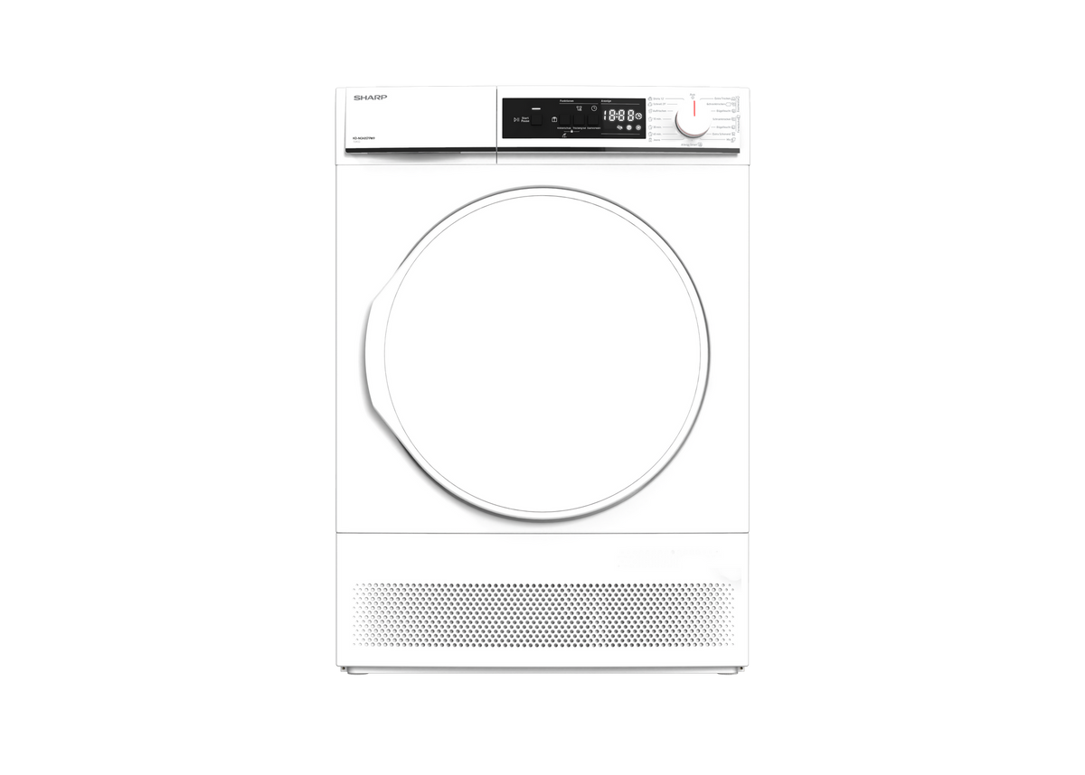 SHARP KD-NCA7S7PW91-DE Freestanding Tumble Dryer 7 kg B Class with Con