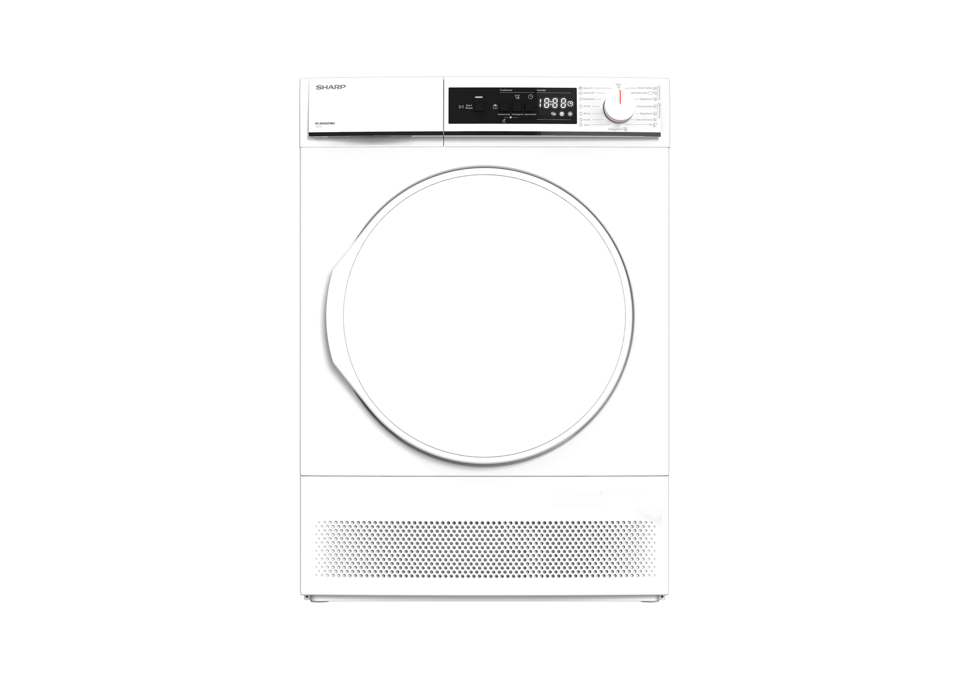 SHARP KD-NCA7S7PW91-DE Freestanding Tumble Dryer 7 kg B Class