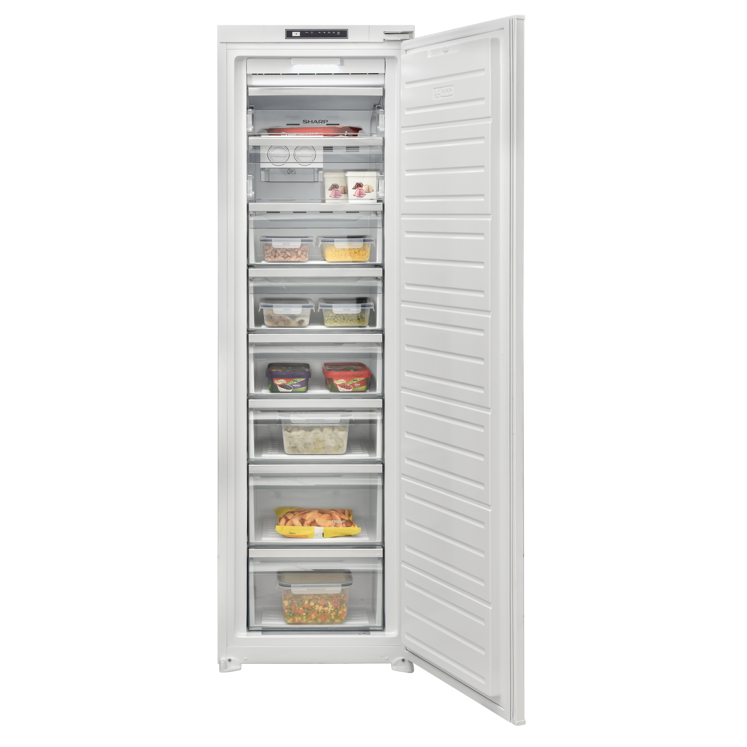 SHARP SJ-SE197E01X-EN NF Upright Freezer
