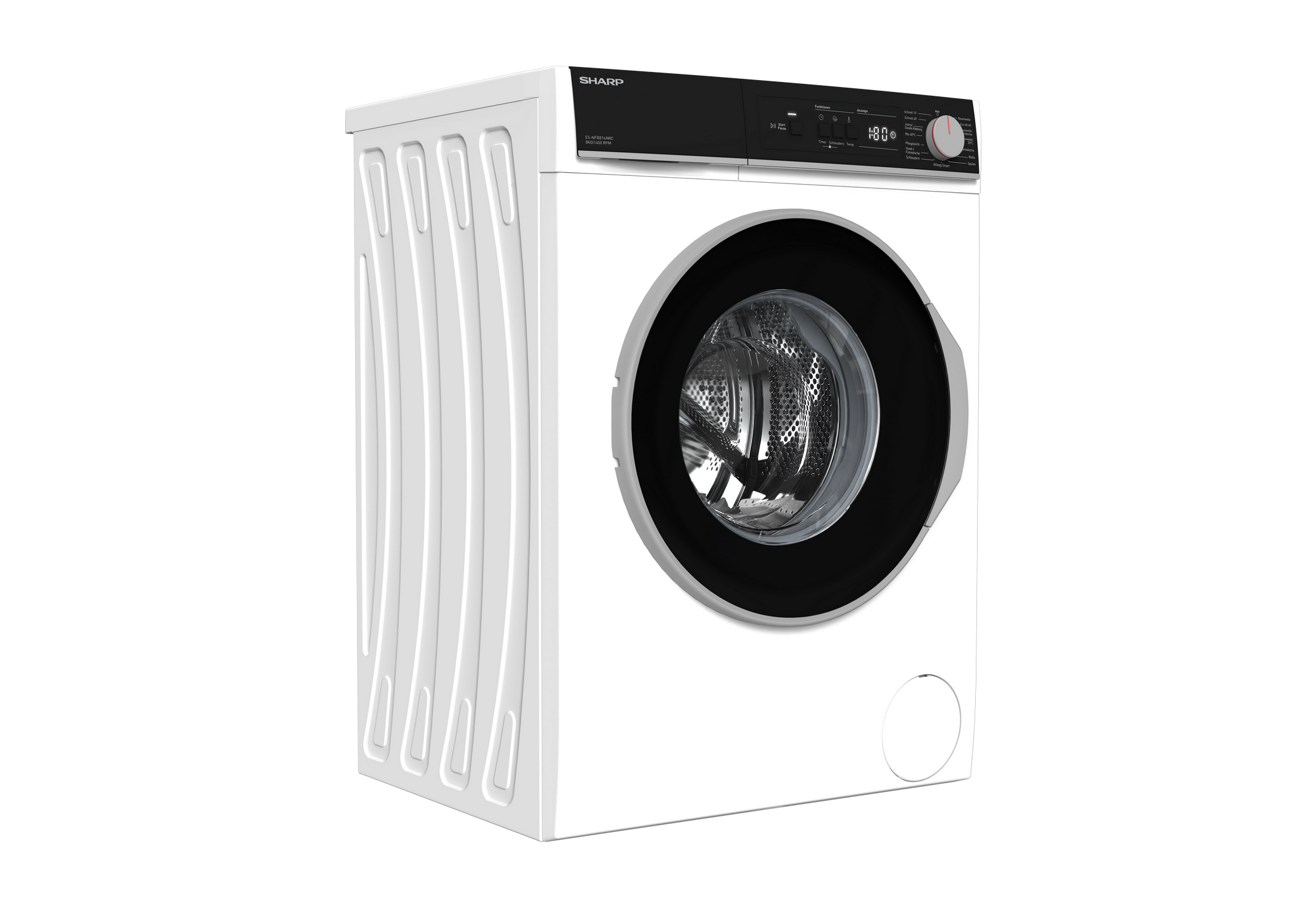 SHARP ES-NFA714BW1NA-DE Freestanding Washing Machine 7 kg 1400 RPM A Class