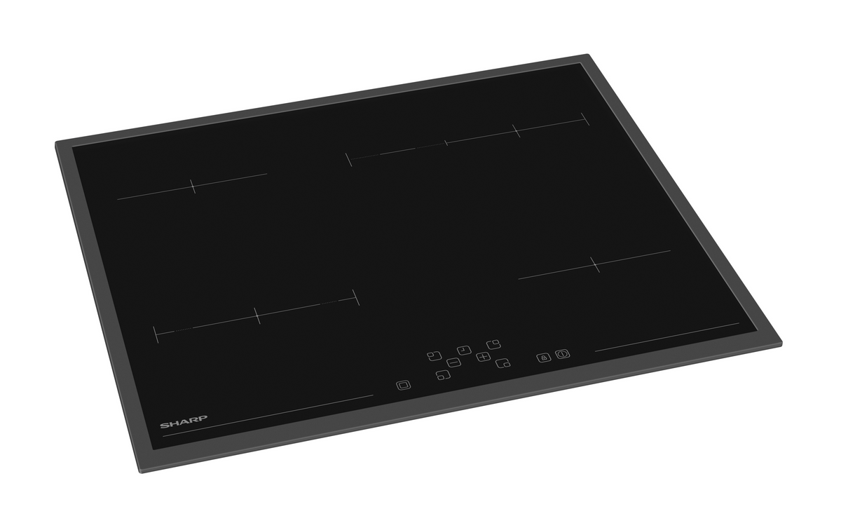Sharp KH-6V09FTMI-DE Built-In 60cm Vitroceramic Hob, Toggle Touch Cont