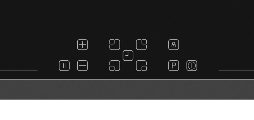 Sharp KH-6I33FTXK-EU Built-In 60cm Induction Hob, Toggle Touch Control