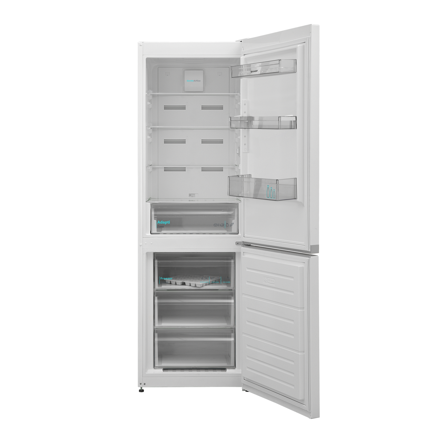 SHARP SJ-NBA09DMXWD-EU 60cm NF Fridge-Freezer