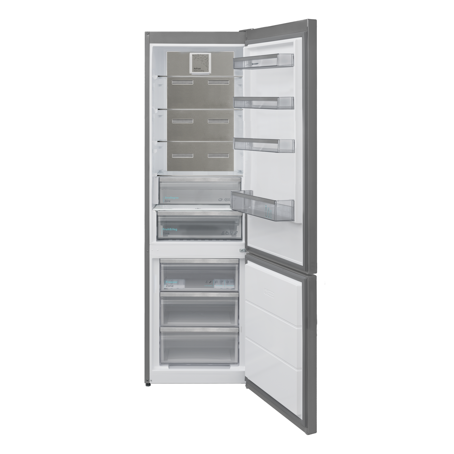 SHARP SJ-NBA42IHPC-ES 60cm NF Fridge-Freezer