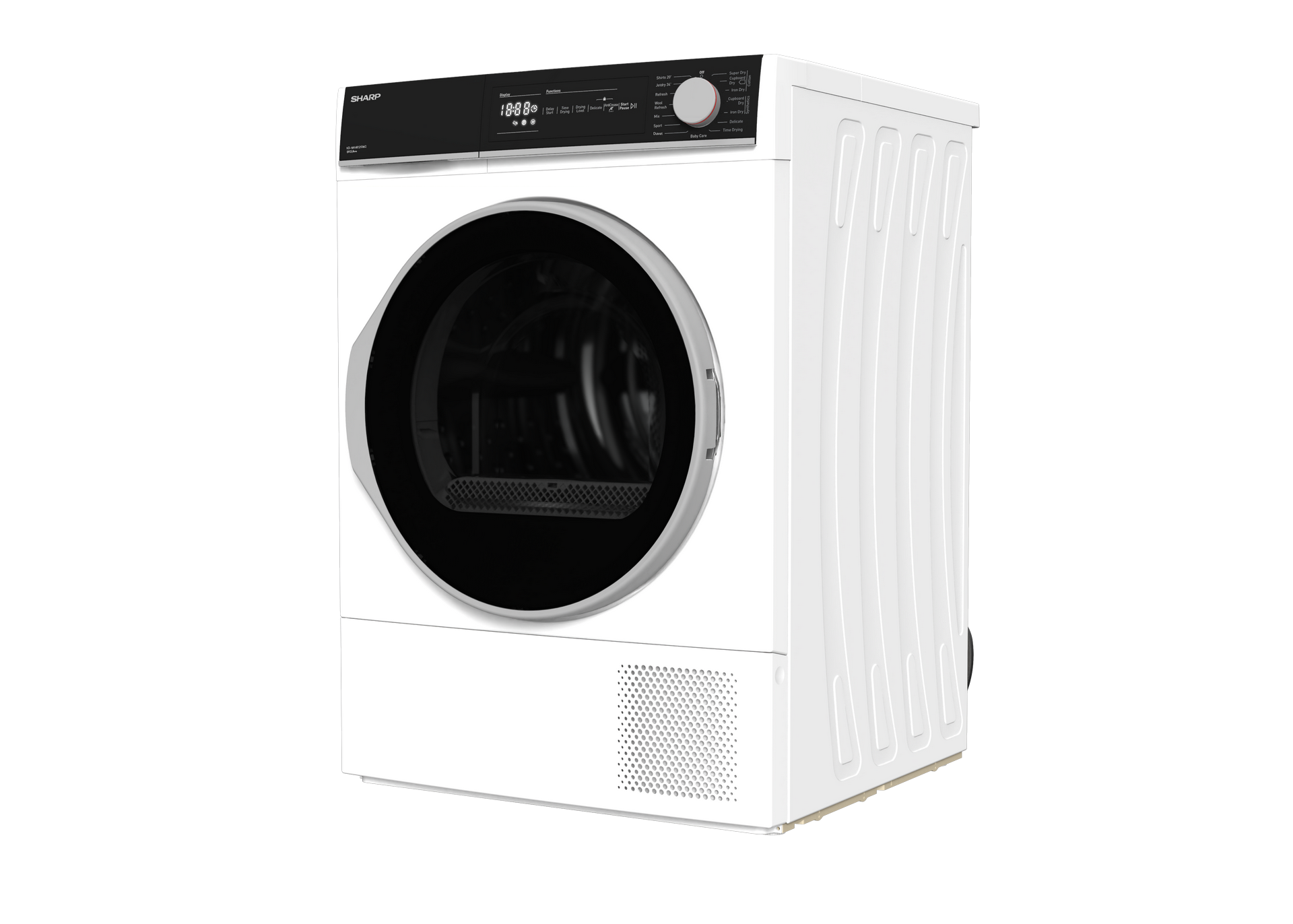 SHARP KD-NHH8S7GW21-EN Freestanding Tumble Dryer 8 kg A++