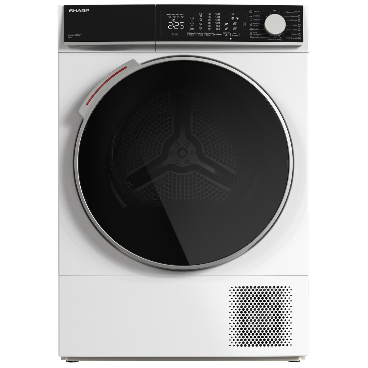 SHARP Scalp Esthe Dryer 新品未使用品 SHARP KD-NHL8S9GW21-ES Freestanding Tumble Dryer 8 kg A++ with Heat Pu