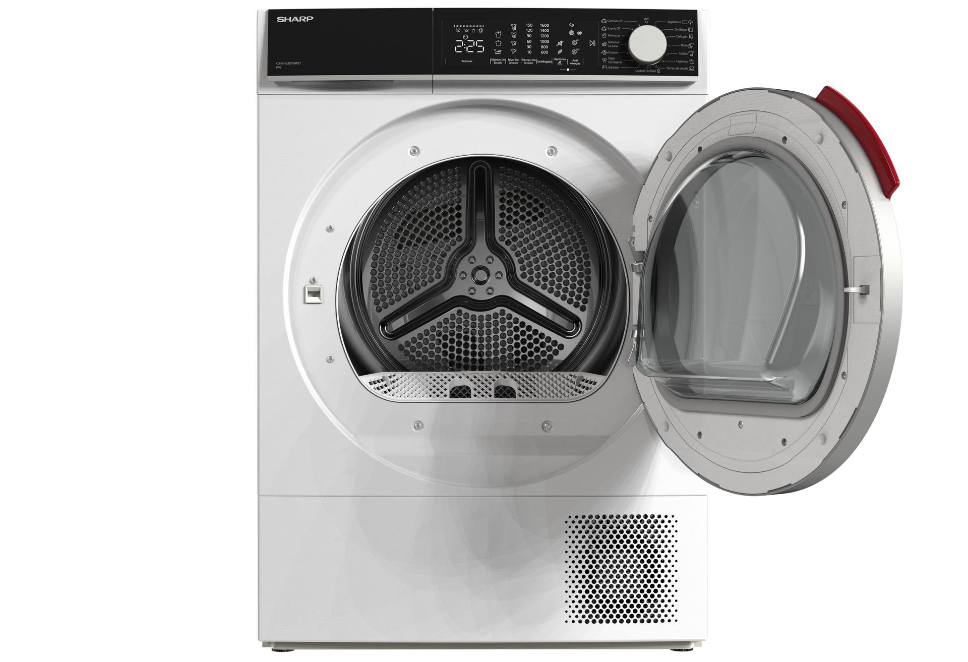 SHARP KD-NHL8S9GW21-ES Freestanding Tumble Dryer 8 kg A++