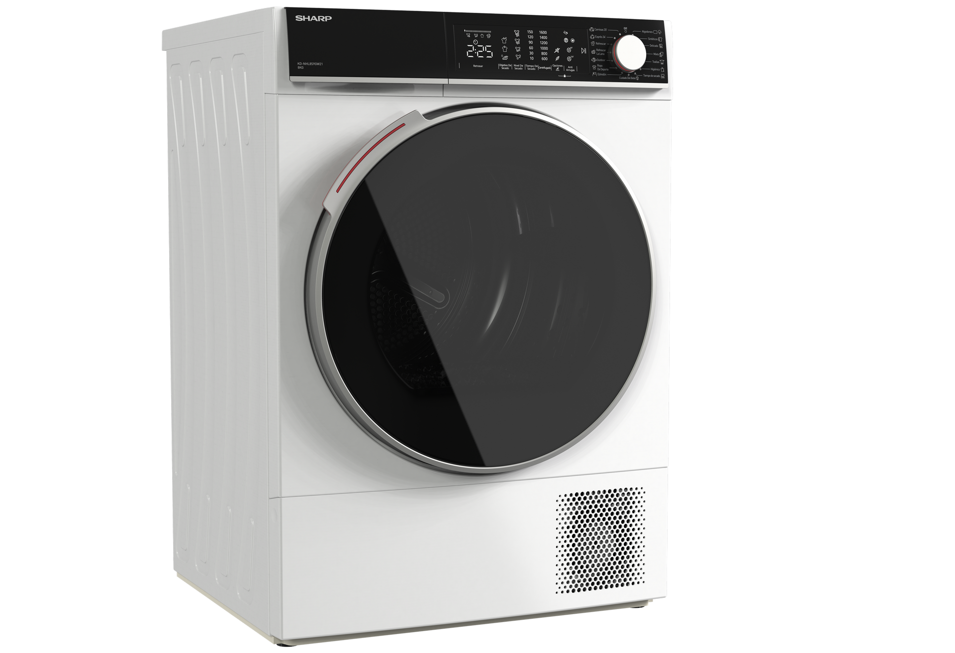 SHARP KD-NHL8S9GW21-ES Freestanding Tumble Dryer 8 kg A++ with Heat Pu