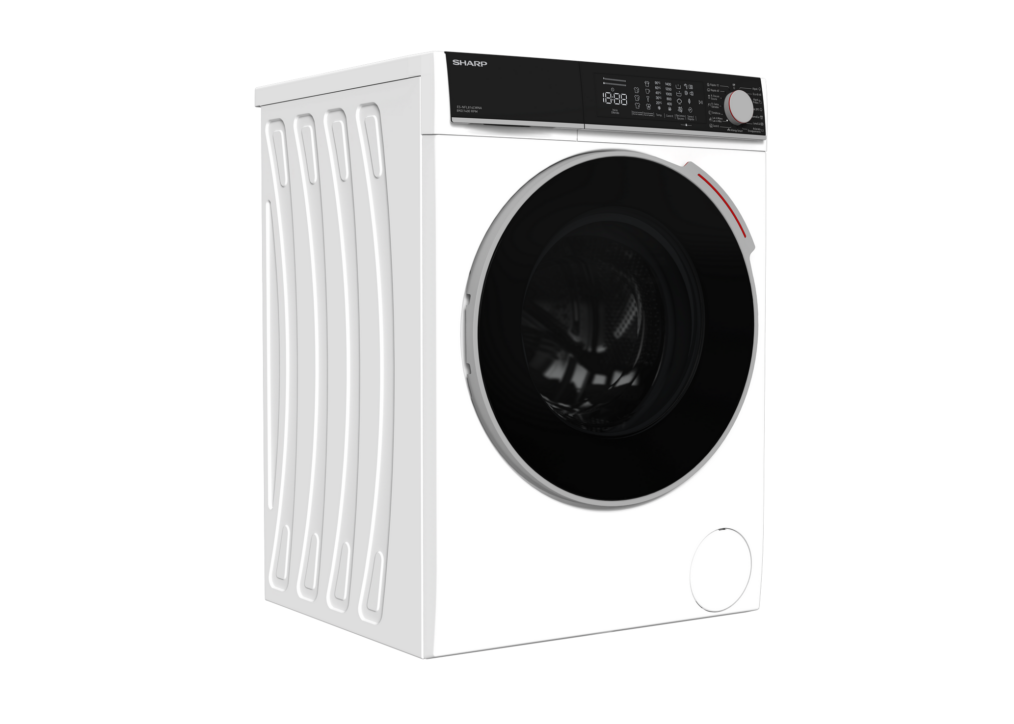 SHARP ES-NFL814CWNA-ES Freestanding Washing Machine 8 kg 1400 RPM A Class