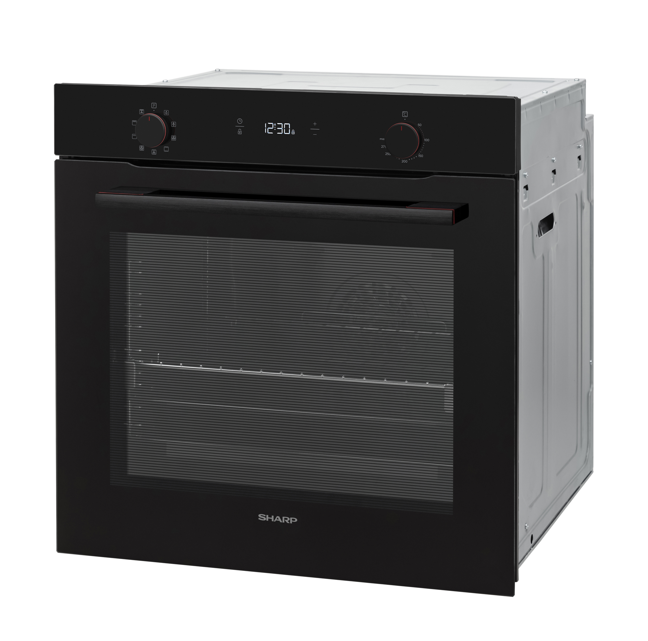 Sharp KA-70P19BNM-EU Built-In 78lt. Standard Multifunction Oven, Black