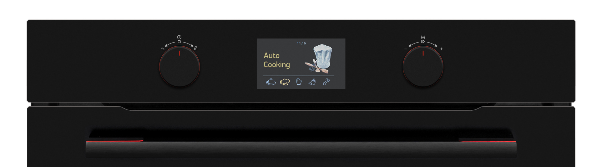 Sharp KA-70S51BNM-EU Built-In 78lt. Standard Multifunction Oven, Black