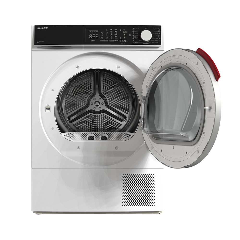 Sharp KD-NHL8S9GWD-ES Freestanding Tumble Dryer