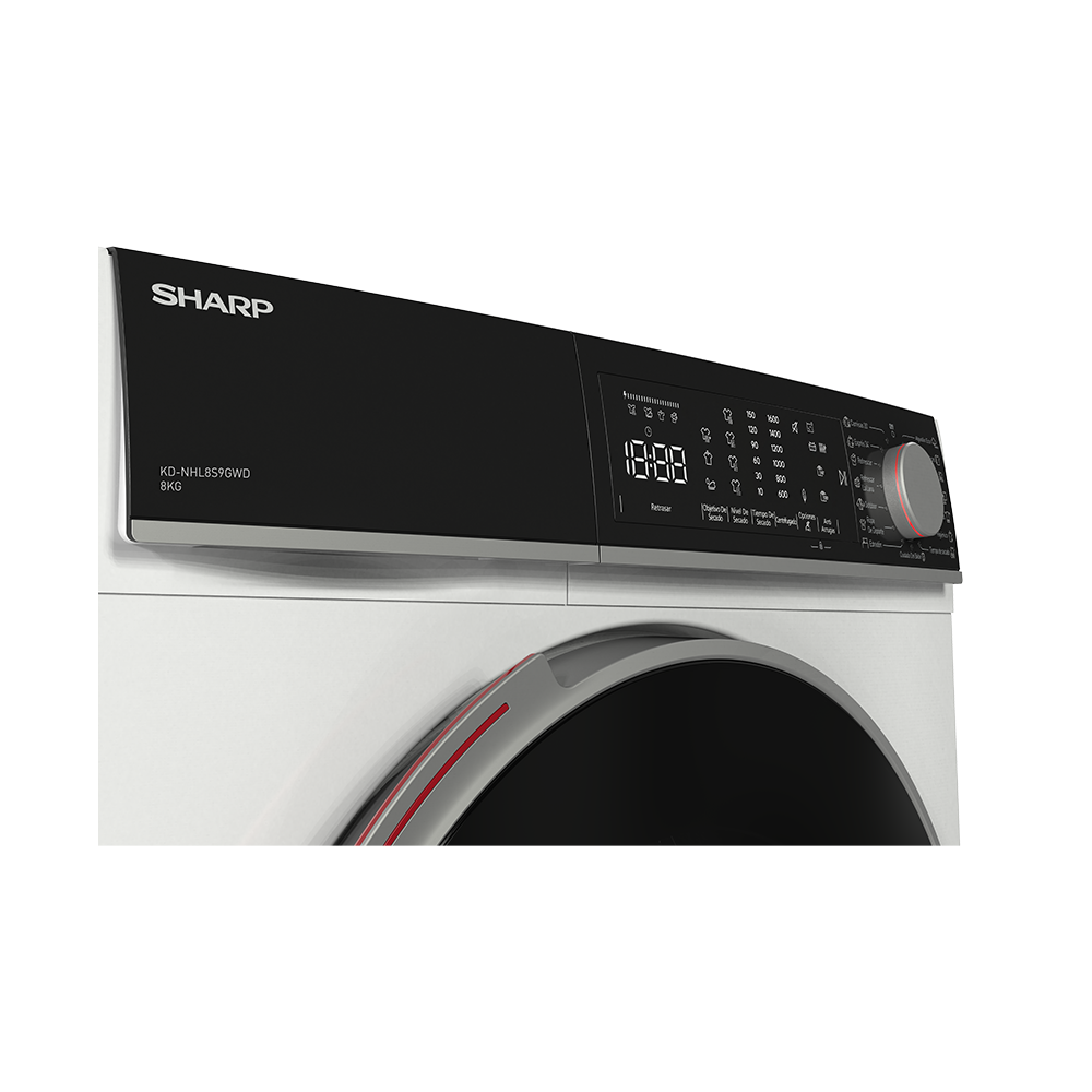 Sharp KD-NHL8S9GWD-ES Freestanding Tumble Dryer