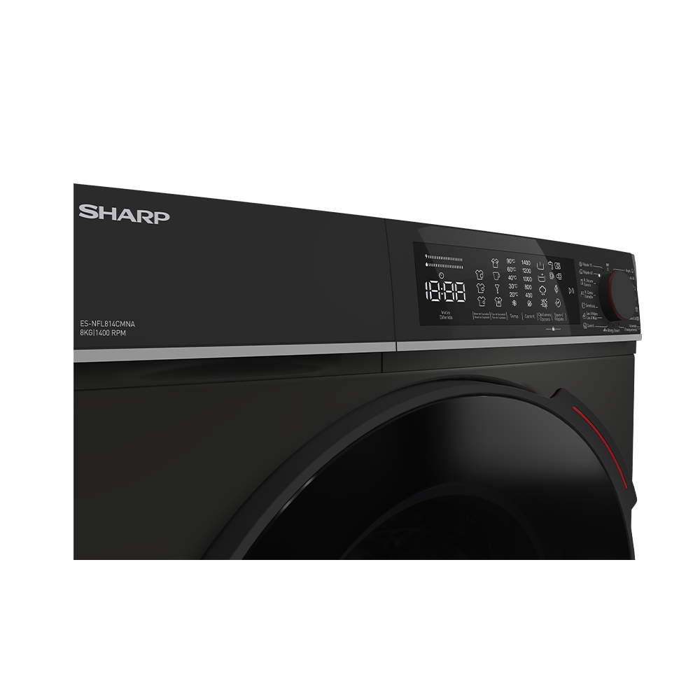 Sharp ES-NFL814CMNA-ES Freestanding Washing Machine