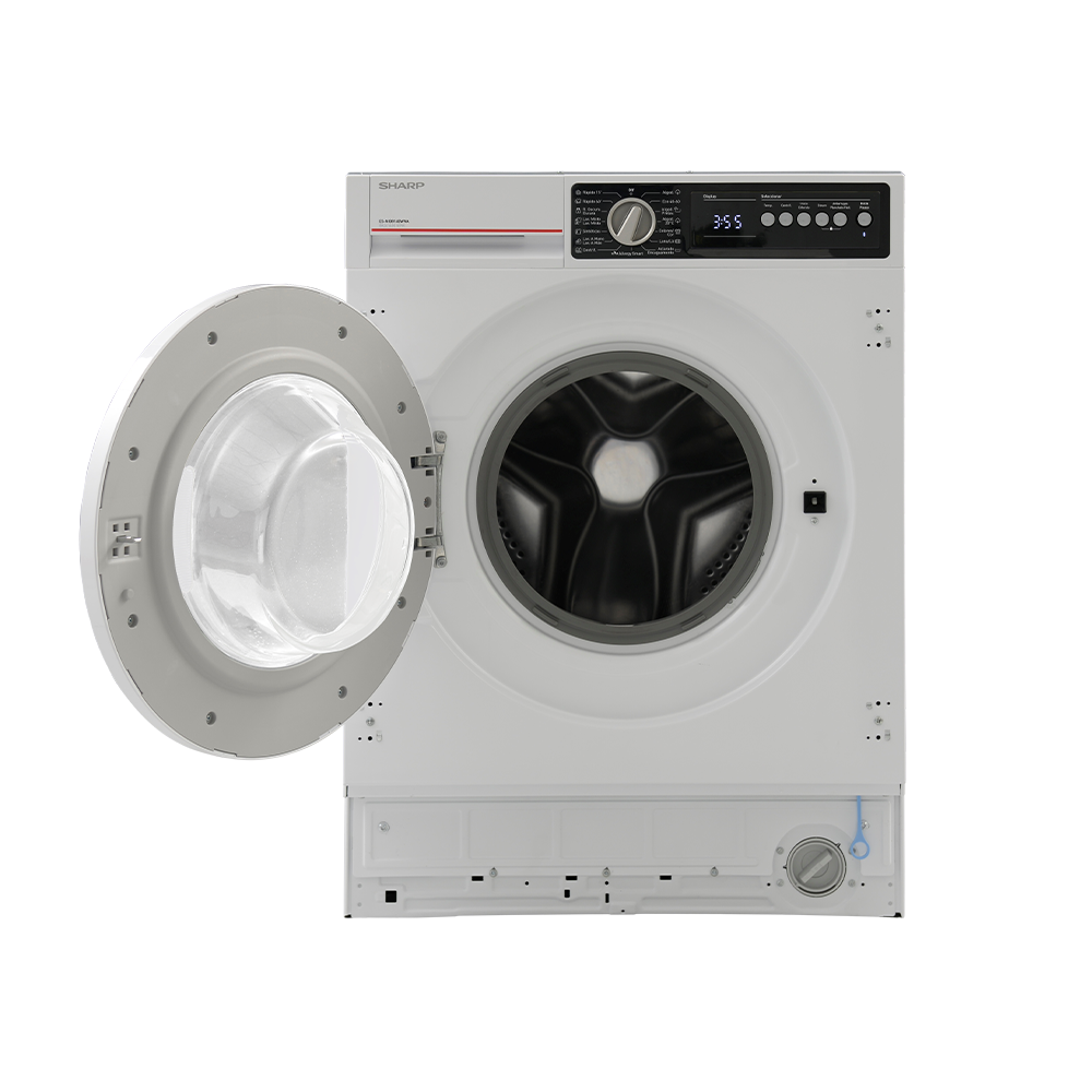 Sharp ES-NIB814BWNA-ES Integrated Washing Machine