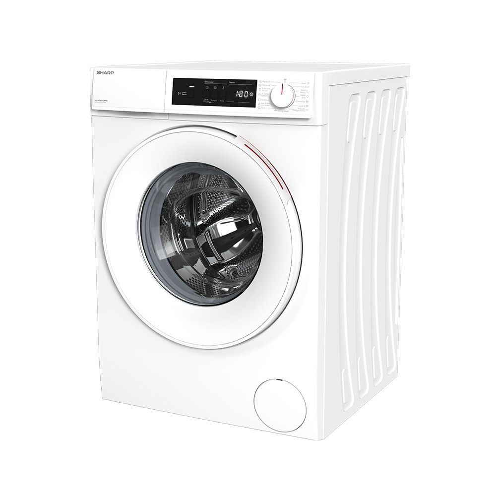 Sharp ES-NFA812DWNA-ES Freestanding Washing Machine