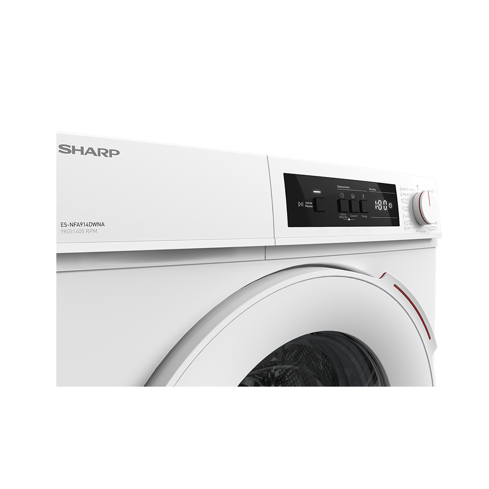 Sharp ES-NFA914DWNA-ES Freestanding Washing Machine