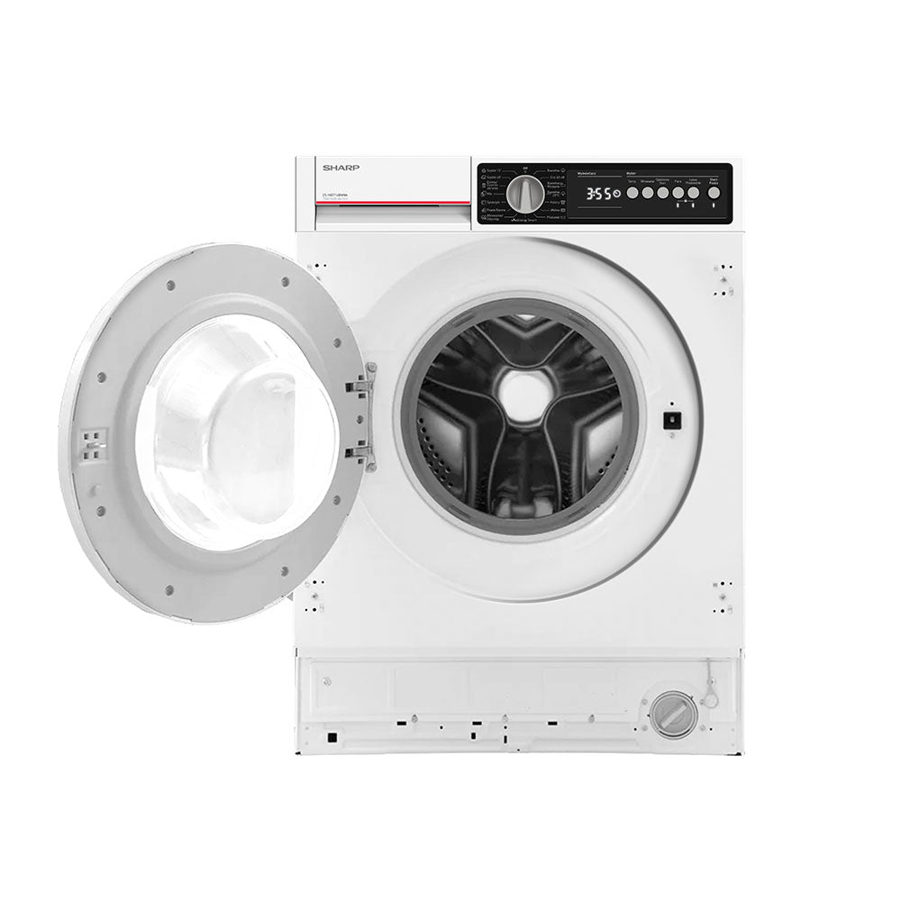 Sharp ES-NIB714BWNA-PL Integrated Washing Machine