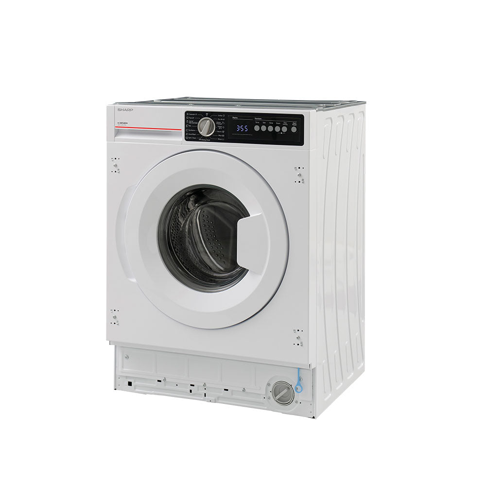 Sharp ES-NIB814BWNA-EE Integrated Washing Machine